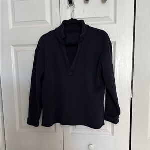 Frank and Eileen Patrick triple fleece Navy size M